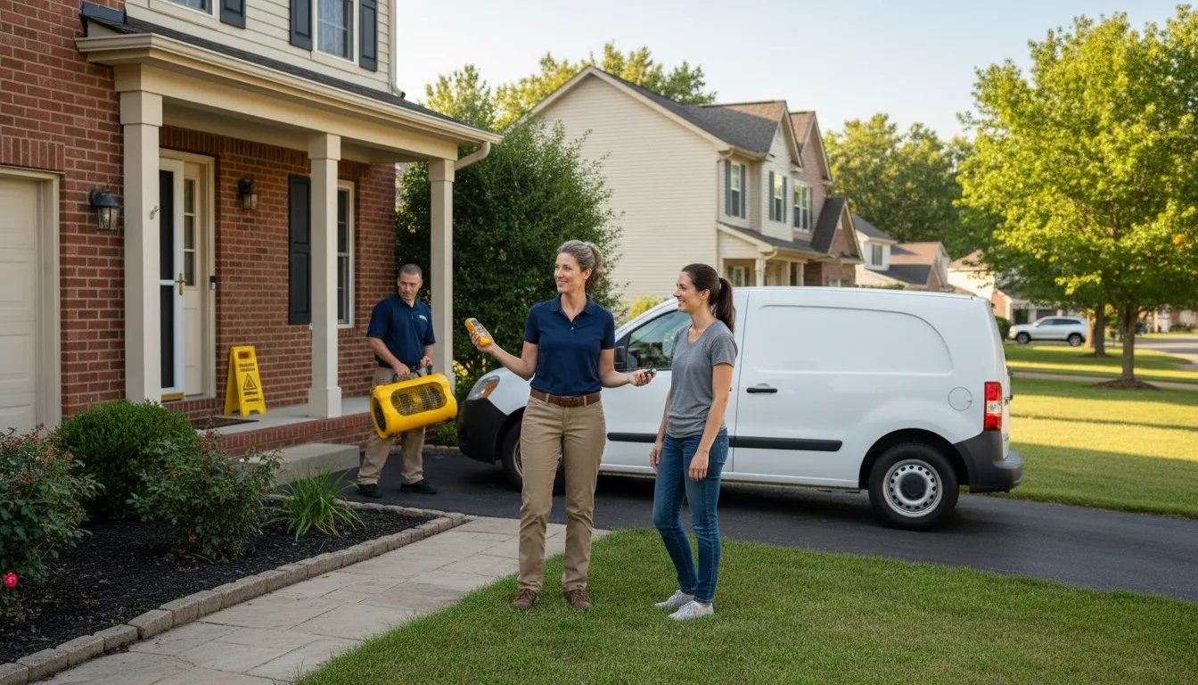 Residential water damage restoration in Boulder City, NV